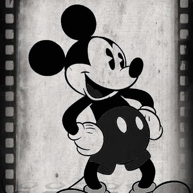 Mickey Mouse in black & white | Mickey Mouse ❤ y sus amigos ...