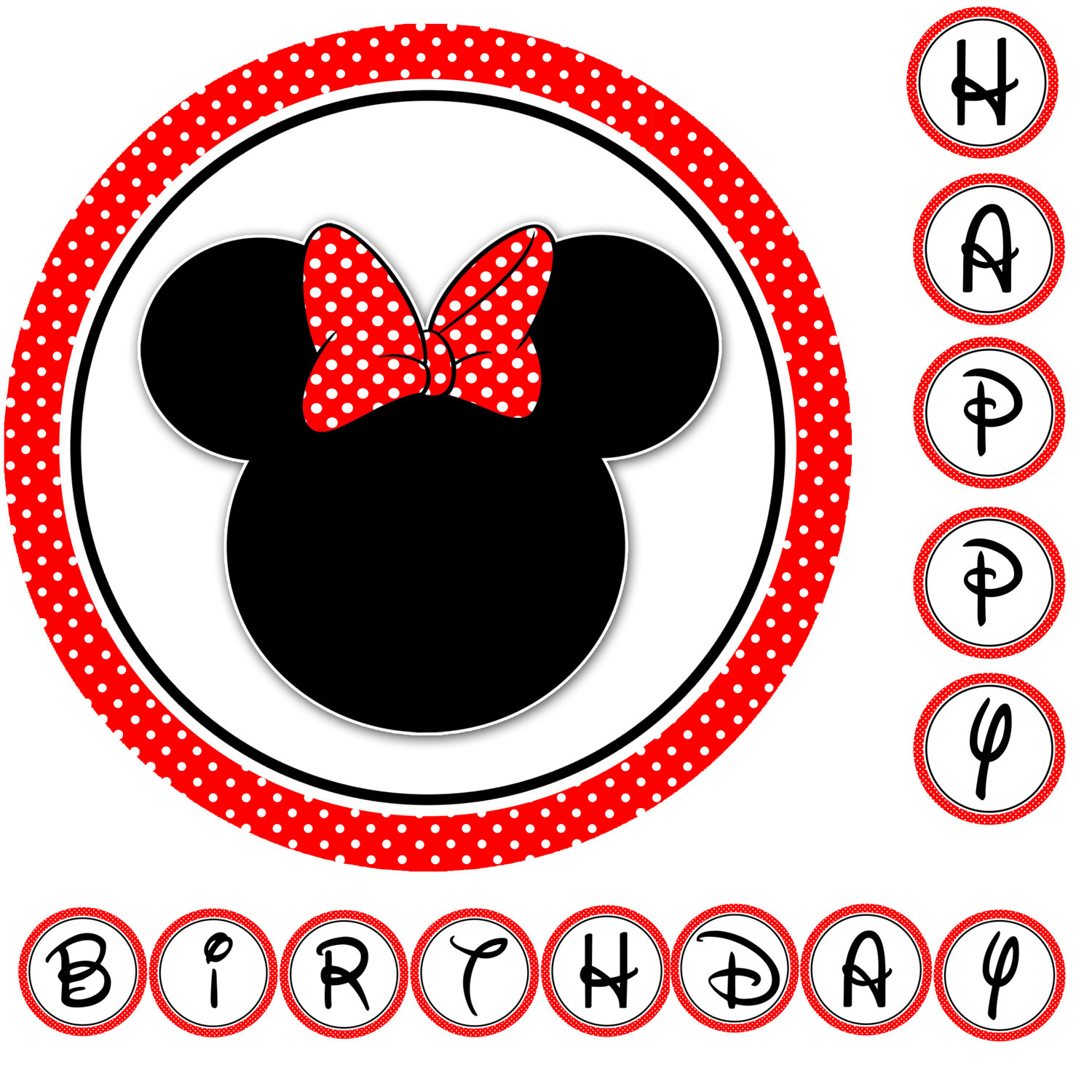 Minnie Mouse Happy Birthday Clip Art Clipart - Free Clipart