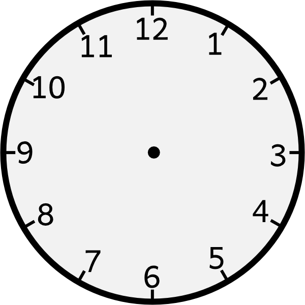 clock without hands clip art - photo #2