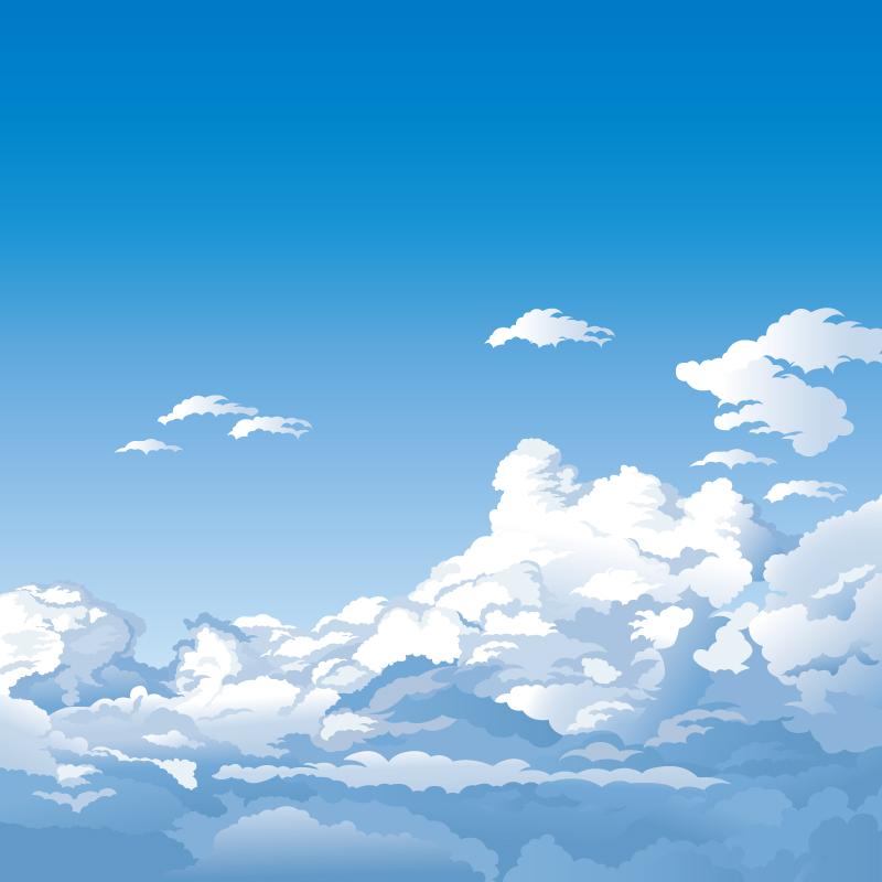 Grab Cartoon Clouds Vector Free Download | imagebasket.net