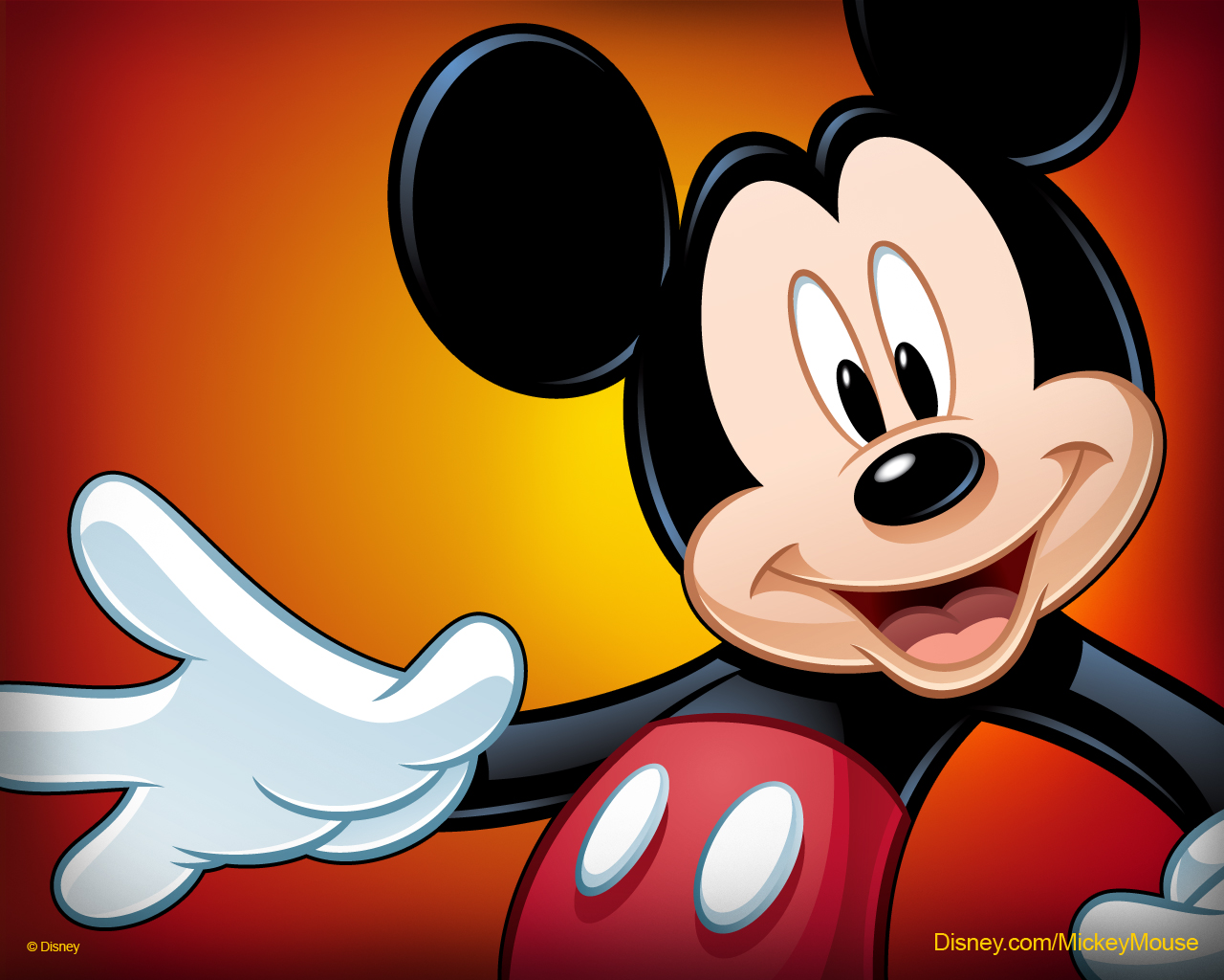Mickey Mouse Surprise - Free Disney Cartoons Wallpaper Picture