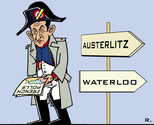 French Polls By RachelGold | Politics Cartoon | TOONPOOL