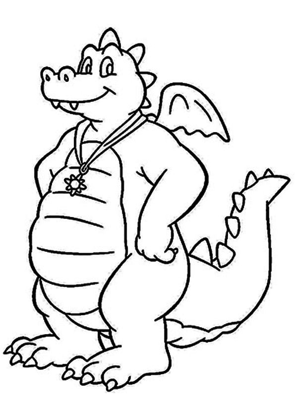 Top 10 Free Printable Dragon Tales Coloring Pages Online