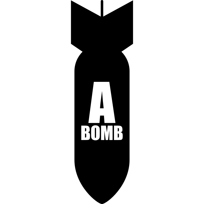 Clipart - A-bomb by Rones