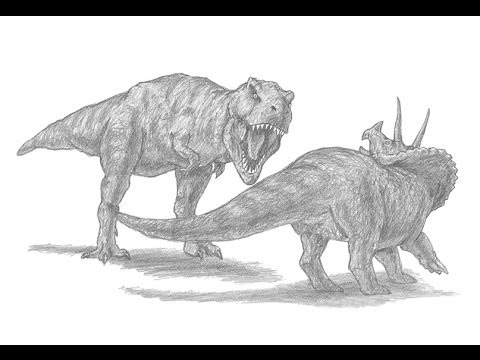 Special Dinosaur Drawing! Thanks for 10,000 subs :) - YouTube