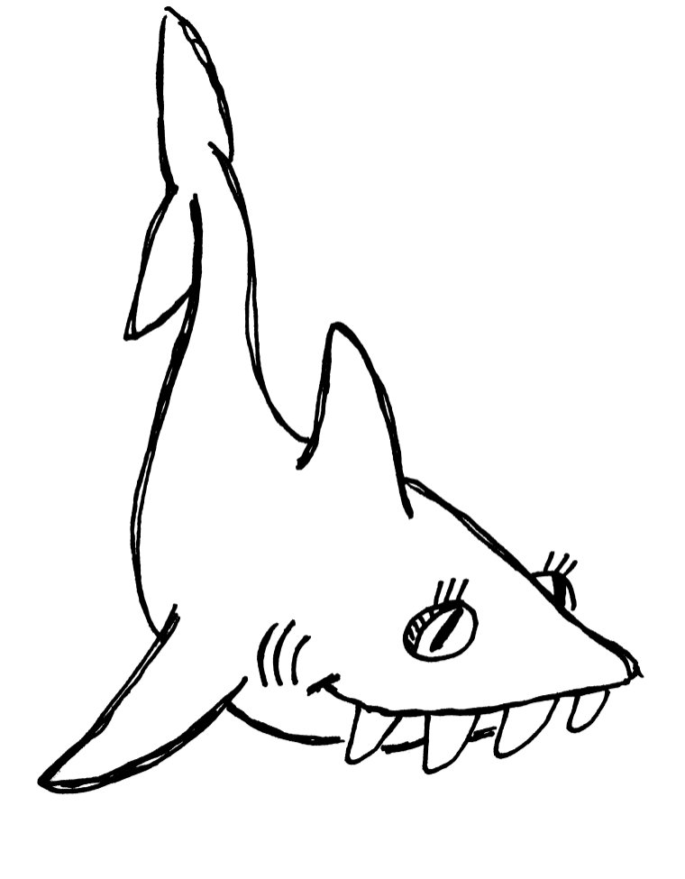 Shark Teeth Clipart
