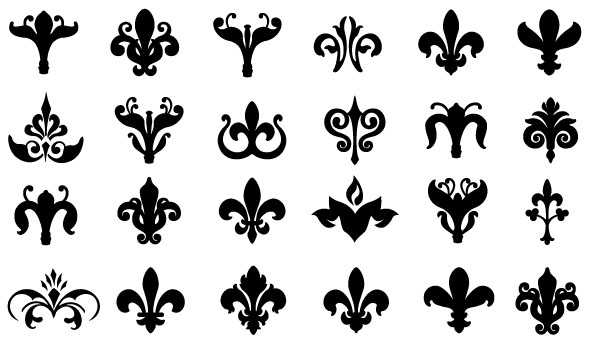 70+ Free Graphics: Vintage Vector Flowers and Floral Ornament Sets ...