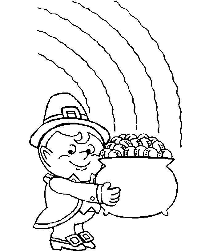Saint Patrick's Day Coloring Book Pages - St Patrick's Day Cartoon ...