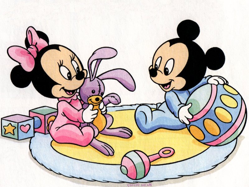 Wallpapers Minnie Baby With Motive Cartoons Mickey In Hd Quality ...