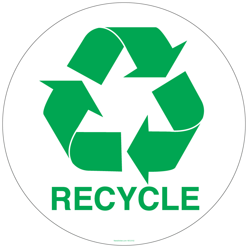 Recycle Symbol Stencil