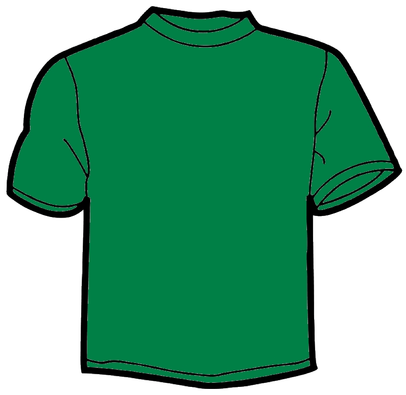 Green T-shirt Vector