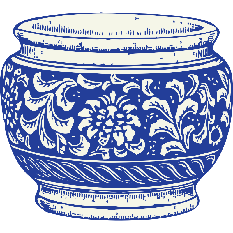Clipart - flower pot