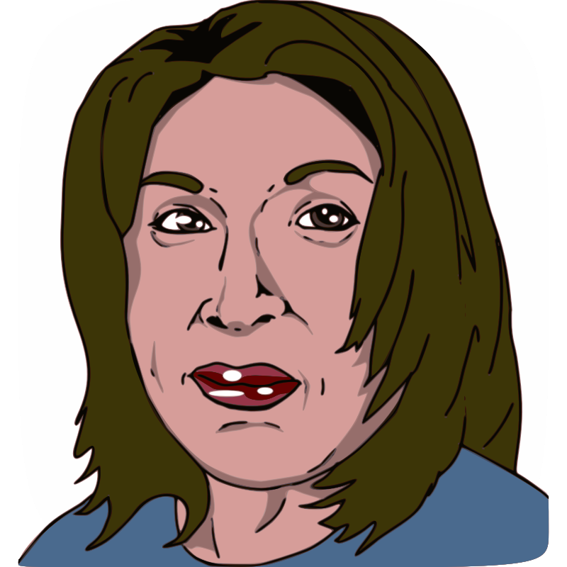 Clipart - Native American Woman - Head Only
