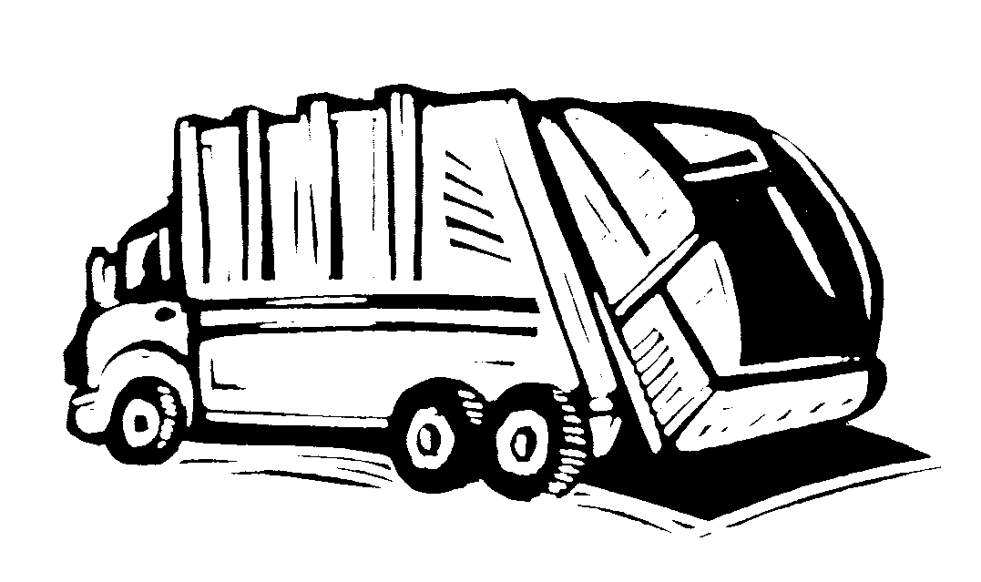 recycling truck clipart