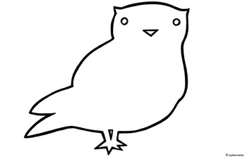 OWL: BLACK & WHITE OUTLINE/SHADOW PUPPET TEMPLATE ...
