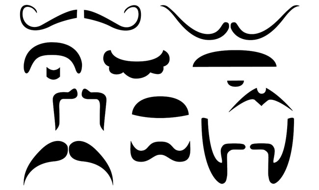 The Mustache and Beard Pack 2 - Free Vector Site | Download Free ...