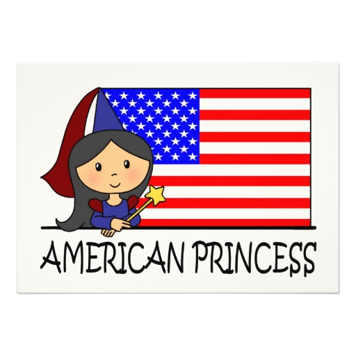 Cartoon Clip Art Cute Princess Girl Birthday Party Personalized ...