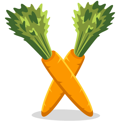 Two Carrots Icon, PNG ClipArt Image | IconBug.com
