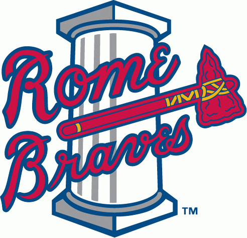 Rome Braves Primary Logo - South Atlantic League (SAL) - Chris ...