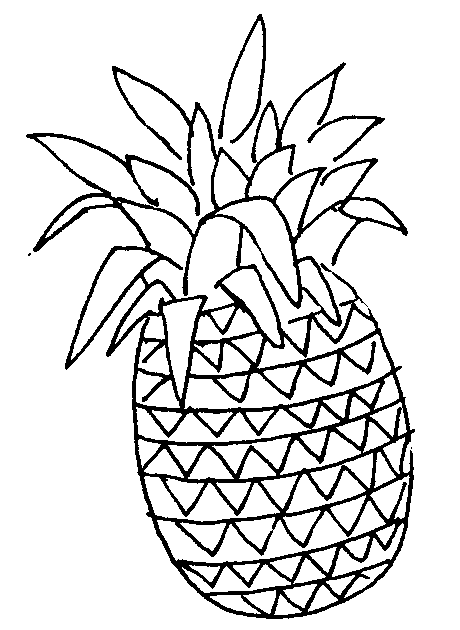 Pineapple Clipart Black And White | Clipart Panda - Free Clipart ...