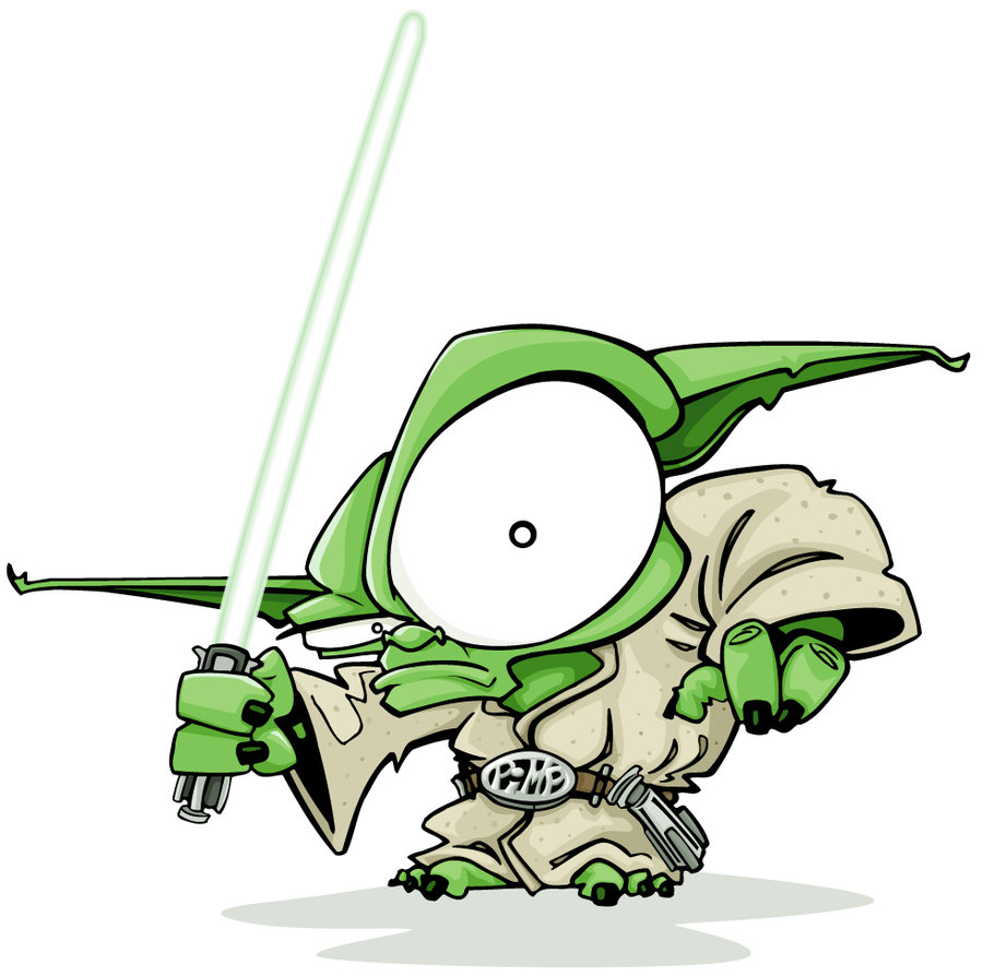 Images For > Happy Yoda Clipart