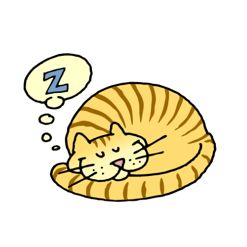 Pix For > Cartoon Kitten Sleeping