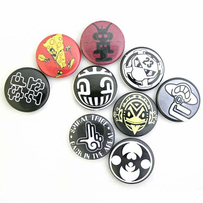 Toolbox Assorted Pin Badges Set (9 pin badges featuring the logos ...