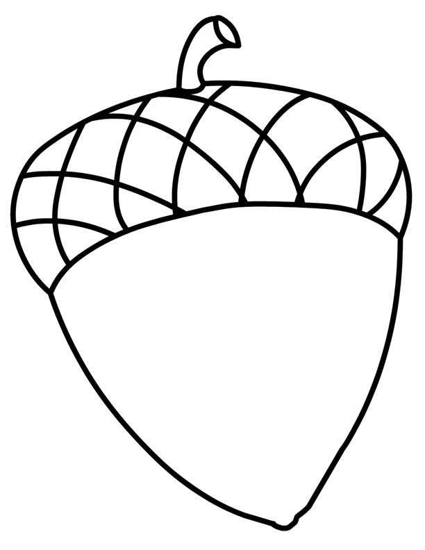 Acorn Coloring Pages Images & Pictures - Becuo