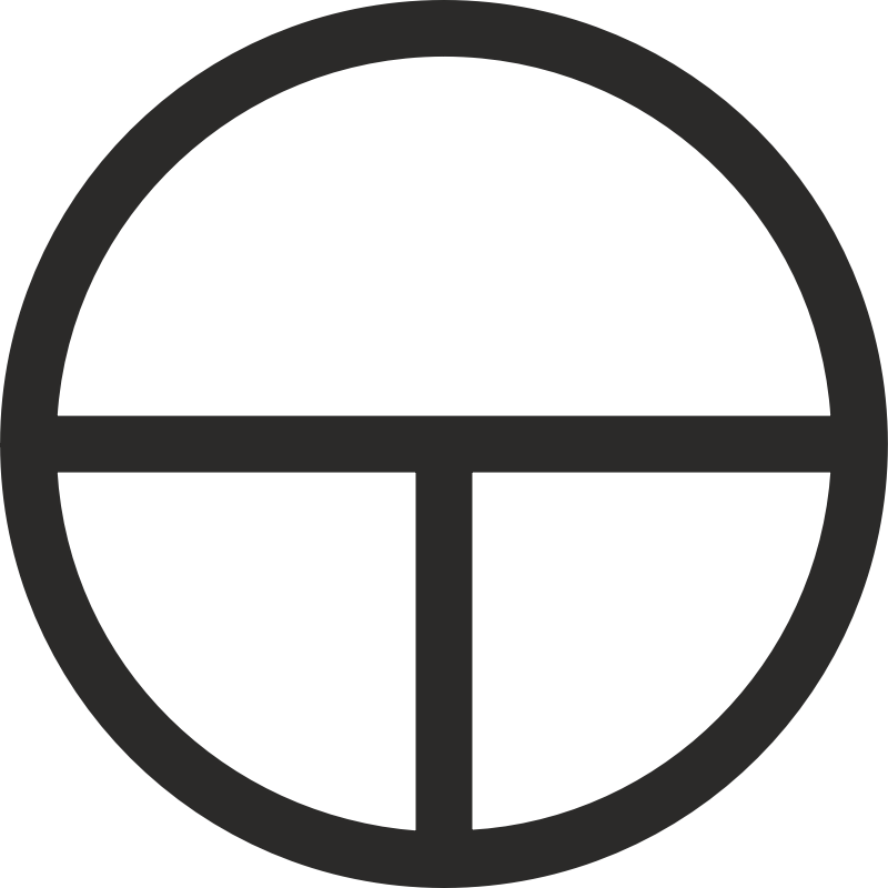 Clipart - Tau Cross Encircled