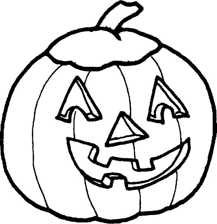 Funny Pumpkin Mask Coloring For Kids - Halloween Cartoon Coloring ...