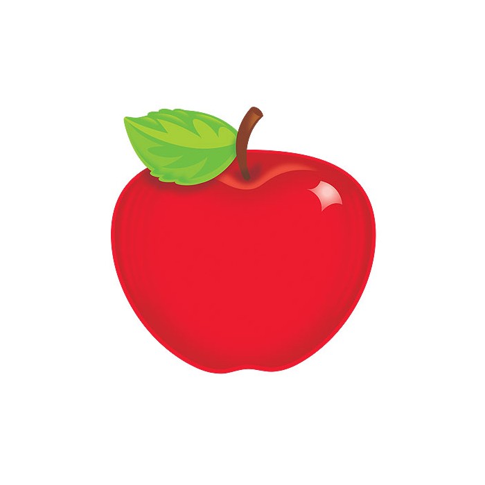 Shiny Red Apple Classic Accents - Teacher Store | Scholar's Choice