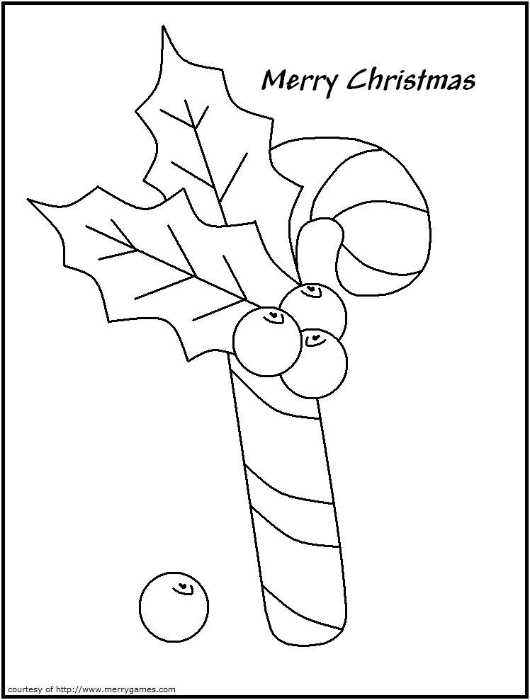 Candy Cane Coloring