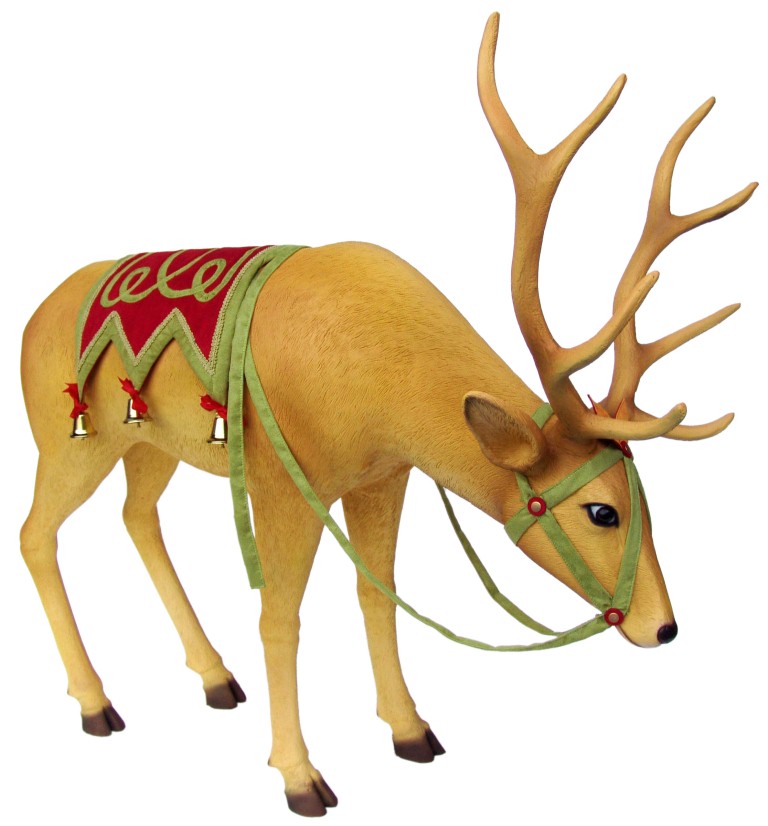 Reindeer head down - dressed (JR IE+08HDD) - The Jolly Roger ...