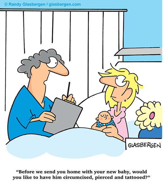 Nursing cartoons | Randy Glasbergen - Today's Cartoon