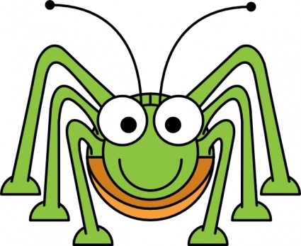 Studiofibonacci Cartoon Grasshopper clip art - Download free Other ...