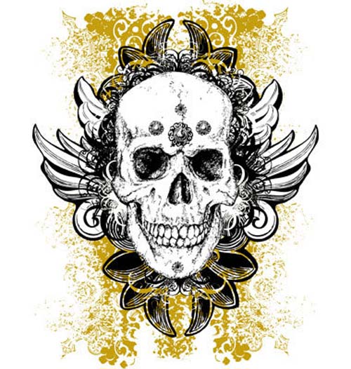 A Collection Of Free Vector Skulls | Designbeep