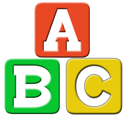 Baby Blocks Letters -Clipart Pictures