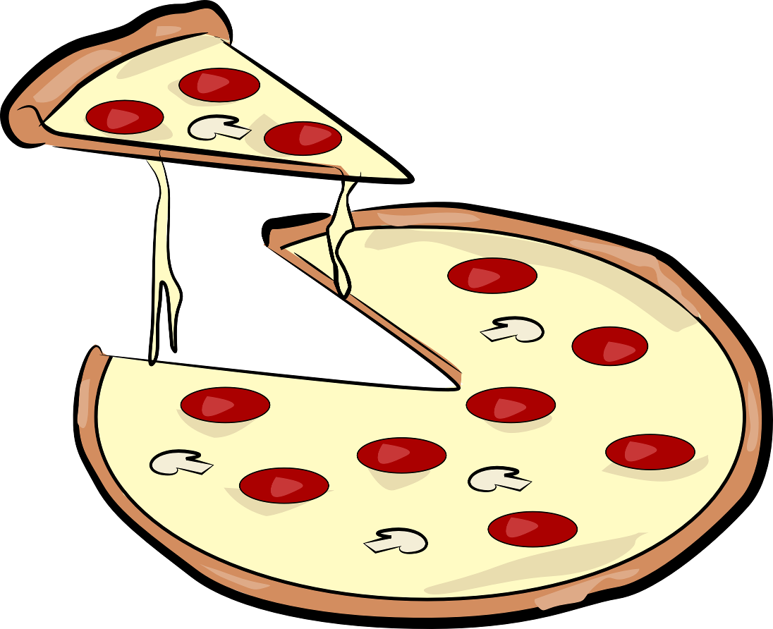Pizza Clip Art Black And White | Clipart Panda - Free Clipart Images