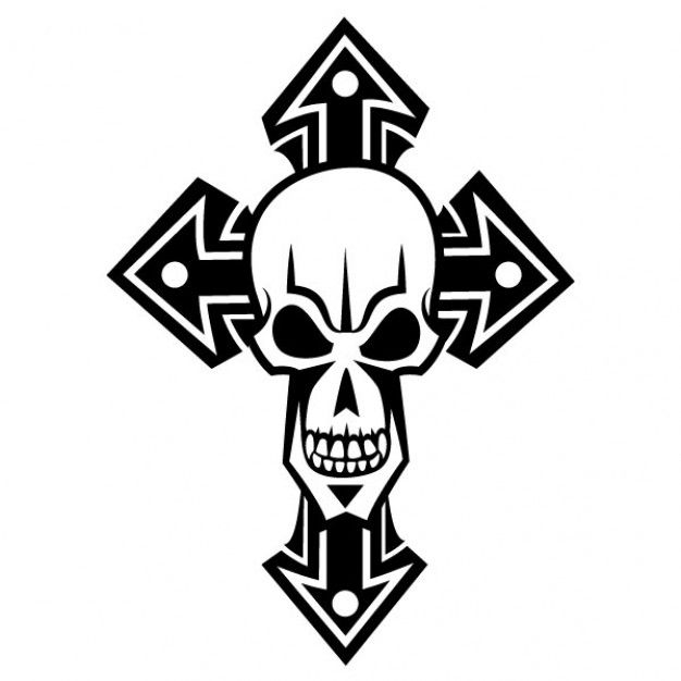 Pix For > Black And White Cross With Wings Tattoo Designs