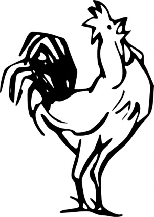 Rooster Clip Art Black White | Clipart Panda - Free Clipart Images