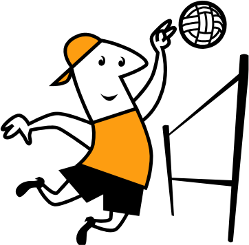 Beach Volleyball Clip Art | Clipart Panda - Free Clipart Images