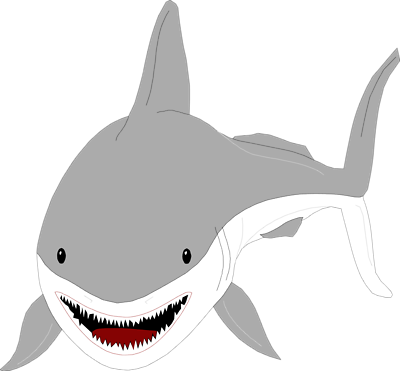 Great White Shark Clipart - ClipArt Best
