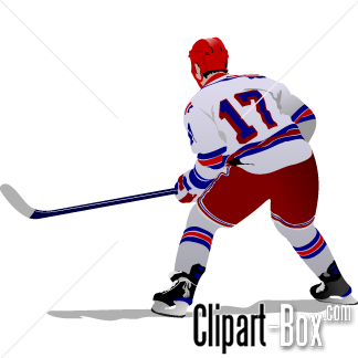 CLIPART HOCKEY PLAYER | Royalty free vector design