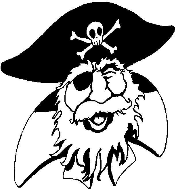 Cartoon Critters - pirates coloring pages