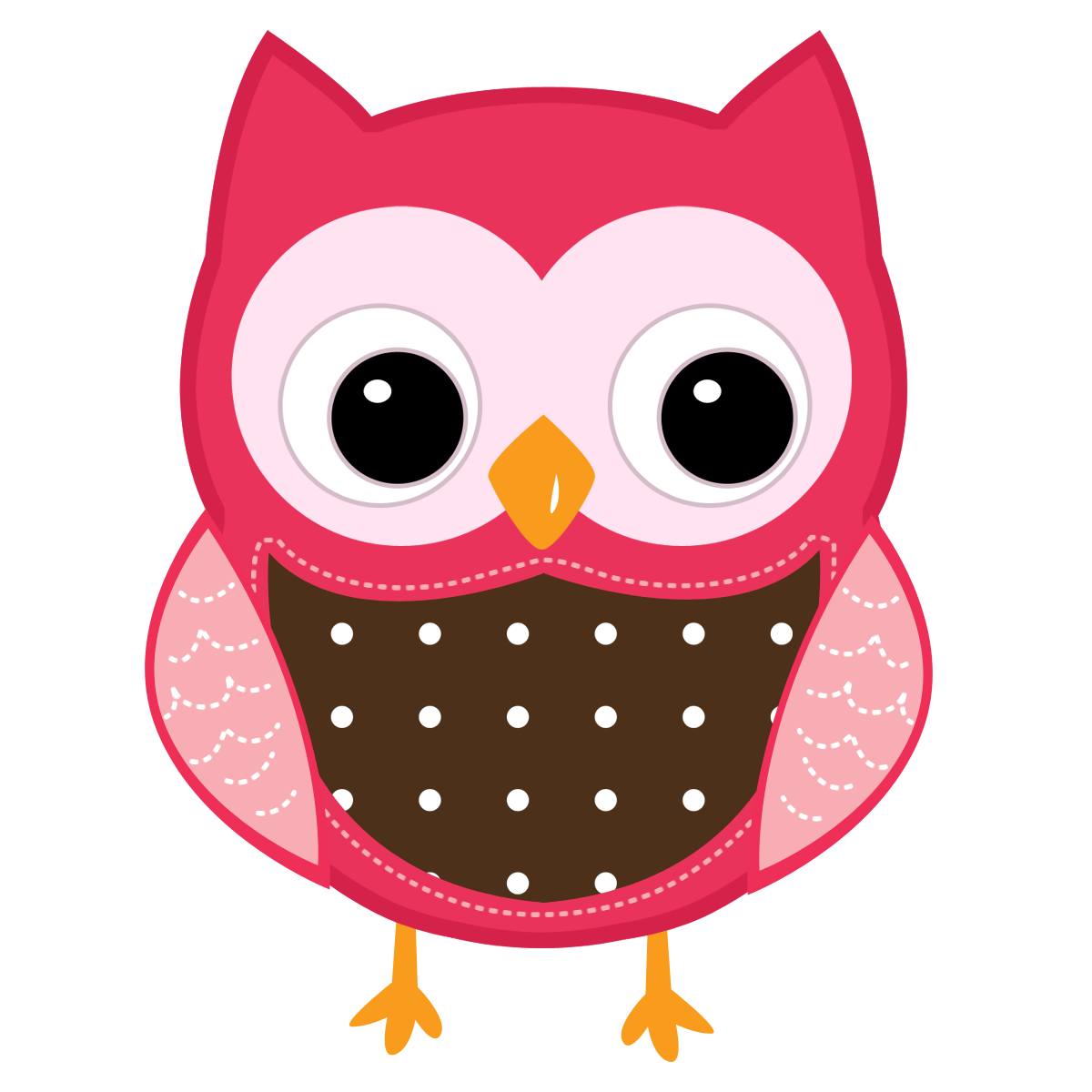pink owl clip art free - photo #30