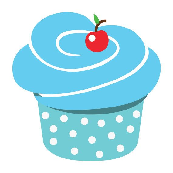 Cupcake Clipart, cupcake clipart, digital clipart of cakes, bakery - …