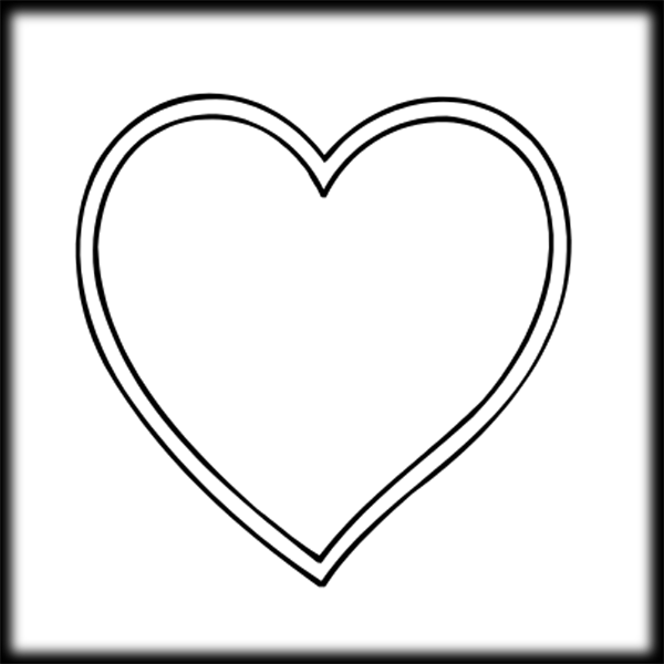 Clip Art Heart Outline | Clipart Panda - Free Clipart Images