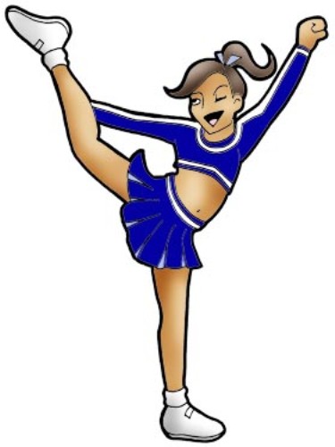 cheerleader flyer clipart - photo #31