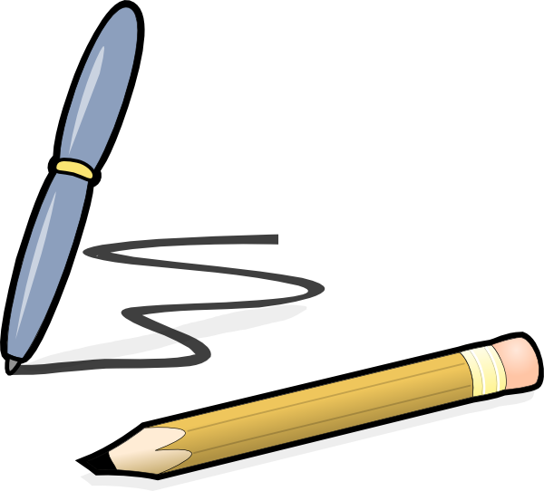 Pen & Pencil clip art - vector clip art online, royalty free ...