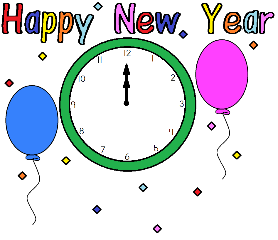 New Years Clip Art Or Banners